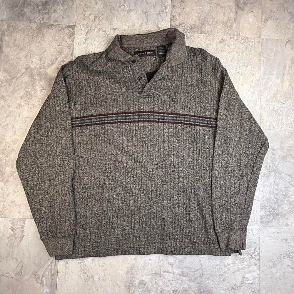 Knit sweater quarter zip size medium